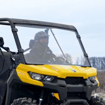 Super ATV Half Windshield Fits Can am Polycarbonate