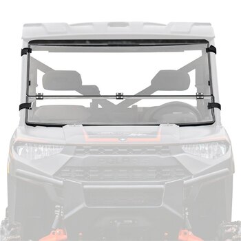 Super ATV Flip Down Windshield Fits Polaris Polycarbonate XR optic Hard coating