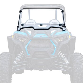 Super ATV Flip Down Windshield Fits Polaris Polycarbonate XR optic Hard coating