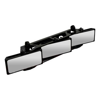 Kimpex Rearview Mirror with 3 brackets 1.5? 1.75? 2? Clamp On