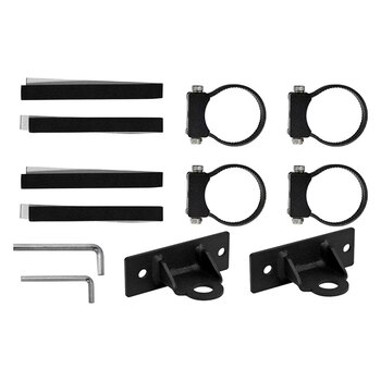 Supports de montage pour éclairage Super ATV Whip, noir 1.75″