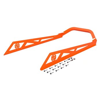 Pare-chocs arrière ITEK Powdercoat Series pour Polaris Orange