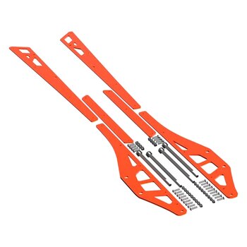 Raidisseurs de rail ITEK série Powdercoat orange pour Arctic cat