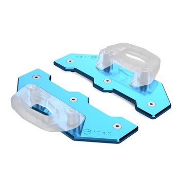 Adaptateur de support ITEK avec fente en T bleu carburant