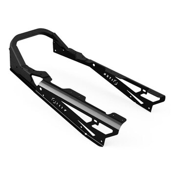 ITEK Pare-chocs Powdercoat Series Arrière pour Polaris Axys Noir