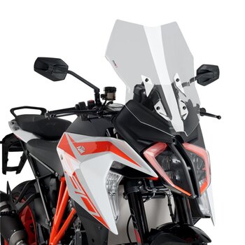 Puig Pare-brise Touring pour KTM 440 mm Acrylique 4 mm Touring