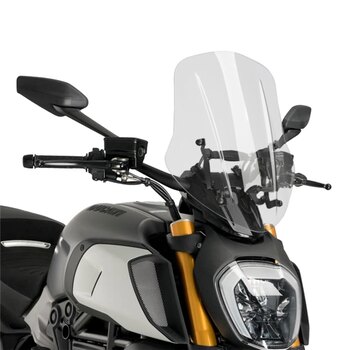 Puig Pare-Brise Sport Nouvelle Génération pour Yamaha 325 mm Acrylique High Impact 3 mm Fixe