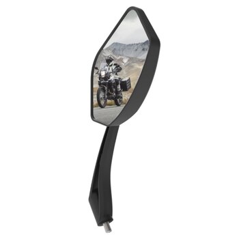 Oxford Products Bar End Mirror Handlebar Round Black Left 3.07″