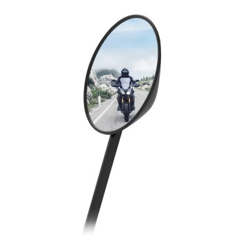 Oxford Products Bar End Mirror Handlebar Round Black Left 3.07″