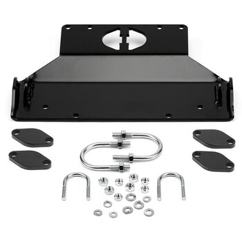 Kit de montage de charrue Warn Center noir 93901 pour Honda