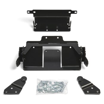 Kit de montage de charrue Warn Center noir 93901 pour Honda