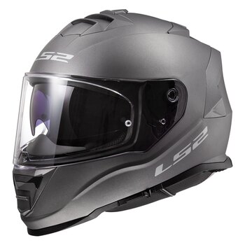 LS2 Assault Full Face Helmet Solid Color Summer 2XL Brushed