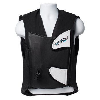 HELITE Airbag Gilet pour la Piste Hommes, Femmes L Noir