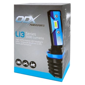 AMPOULE DEL ODX LI3 3000 LUMENS (LEDLI3 H4)