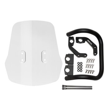 Extension de béquille latérale DRC ZETA en aluminium noir et argent pour Yamaha