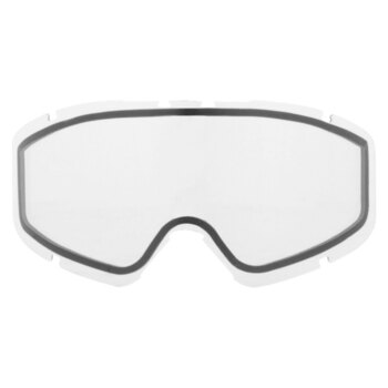 CKX 210Â° Isolated Goggles Lens, Winter Clear Men, Women Double, Electric Pre curved, Anti scratch, Anti fog