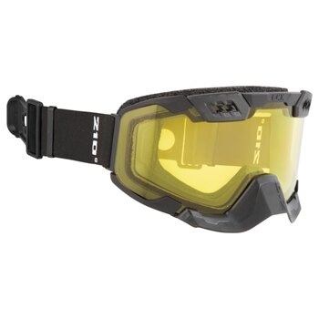 CKX Électrique 210° Masque avec ventilation contrôlée pour Backcountry Noir Mat Double, Electric Anti fog, Anti scratch