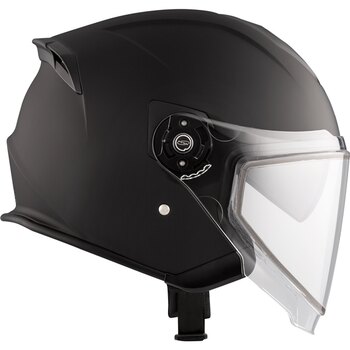 Casque ouvert CKX Razor Solid Electric Double Shield 2XL Noir mat