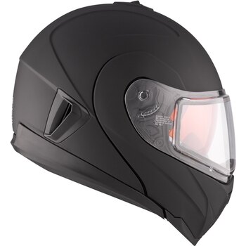 CKX Casque Modulaire Tranz 1.5 AMS Solid Double Shield 4XL Noir Mat