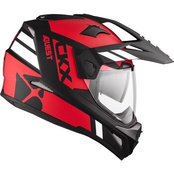 CKX Casque double sport Quest RSV, Summer Flash XS Rouge Mat