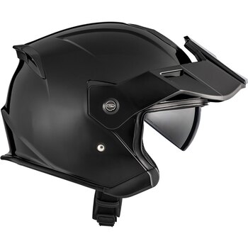 Casque ouvert CKX Razor Solid Electric Double Shield 2XL Noir mat