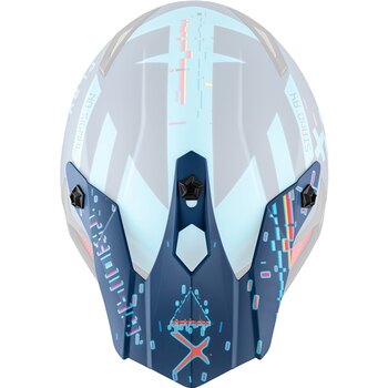 CKX TX019Y Casque Hors Route Error Sans Lunettes S Bleu Mat