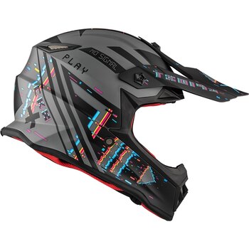 CKX Visière pour Casque TX019Y Erreur Bleu Mat