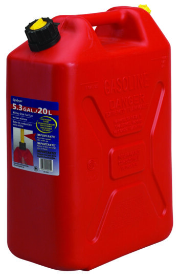 Sceptre Jerrican Carburant Rouge 1 gallon