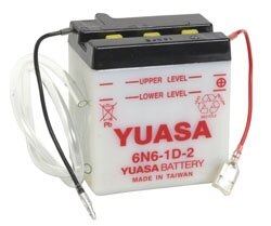 Batterie Yuasa conventionnelle 6N5.5 1D