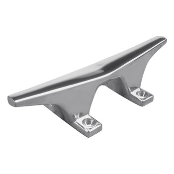 SEA DOG Open Base Cleat Flat Head Silver 4″