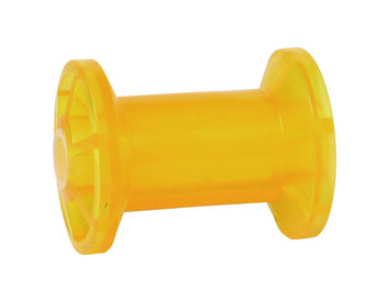 Rouleaux d'ARRIMAGE & Coussinets de quille sans rouleau de remorque de bateau jaune 4″