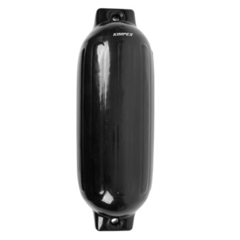 KIMPEX Inflatable Vinyl Fender Unit Black 20″ 5.5″ Boat 15' to 20'