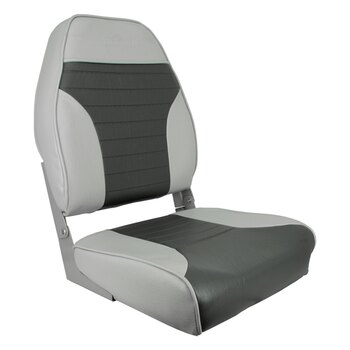SPRINGFIELD Premium Folding Seat High back fold down seat 16 1/2â³ 16 1/2â³ Charcoal, Gray 23 1/4â³