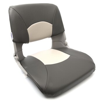 Kimpex Marine Seat 18.5'' Siège rabattable à dossier bas Gris, Bleu 2 Couleurs