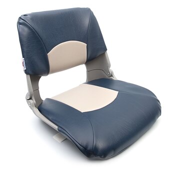 Kimpex Marine Seat 18.5'' Siège rabattable à dossier bas Gris, Bleu 2 Couleurs