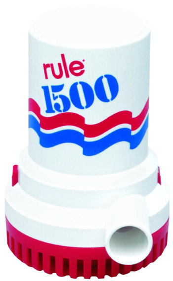 JABSCO RULE Rule Mateâ?¢ Fully Automated Bilge Pumps 1100 GPH 5 A 1 1/8â³