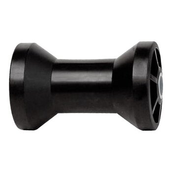 TIE DOWN Rollers & Keel Pads No Bow Roller Black 4″