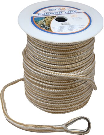 Ligne d'ancrage en nylon double tressé SEA DOG 200' 1/2 ? Doublure en nylon