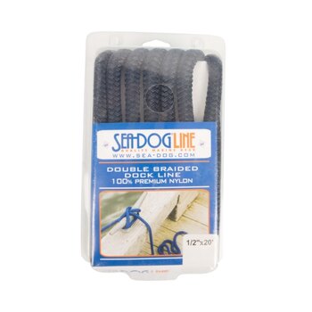 Ligne de quai en nylon double tressé SEA DOG 20 pi 3/8 ? Nylon double tressé