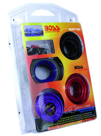 BOSS AUDIO Kit d'installation d'amplificateur de calibre 8