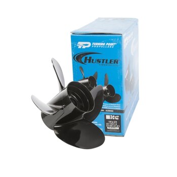 Turning Point Hustler Hélice compatible avec Honda, compatible avec l'aluminium Johnson/Evinrude