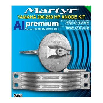 Anodes MARTYR en aluminium de qualité supérieure pour Yamaha