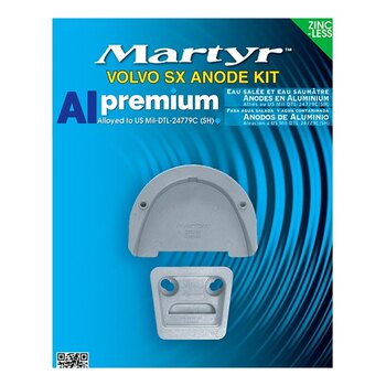 Anodes en aluminium de qualité supérieure MARTYR pour mercure