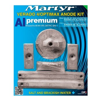 Anodes en aluminium de qualité supérieure MARTYR pour Johnson/Evinrude