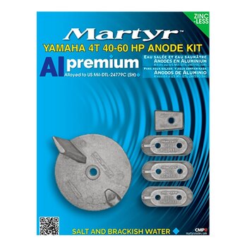 Anodes MARTYR en aluminium de qualité supérieure pour Yamaha