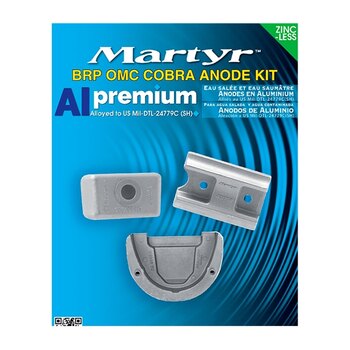 Anodes MARTYR en aluminium de qualité supérieure pour Yamaha