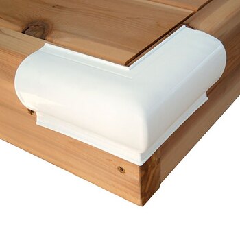 Dock Edge petit ?P? Profil 8' x 2,6 ? x 1 1/2 ? Kit de 3 Blanc