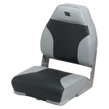 Kimpex Marine Seat 18.5'' Siège rabattable à dossier bas Gris, Bleu 2 Couleurs