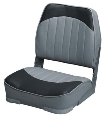 WISE – siège de bateau pliable économique, couleur unie bleue