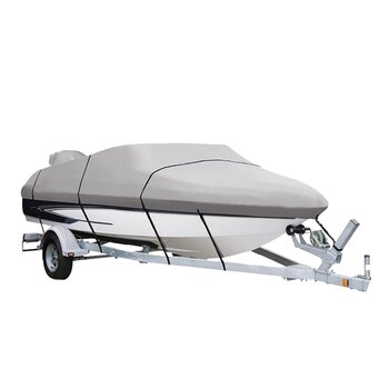 Kimpex Boat Cover, V Hull O/B Gray 16.6' x 86″